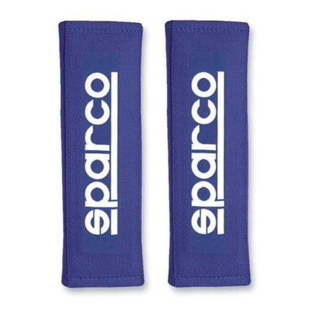 Sparco 01098S3A 3" Blue Racing Seat Belt Harness Pad