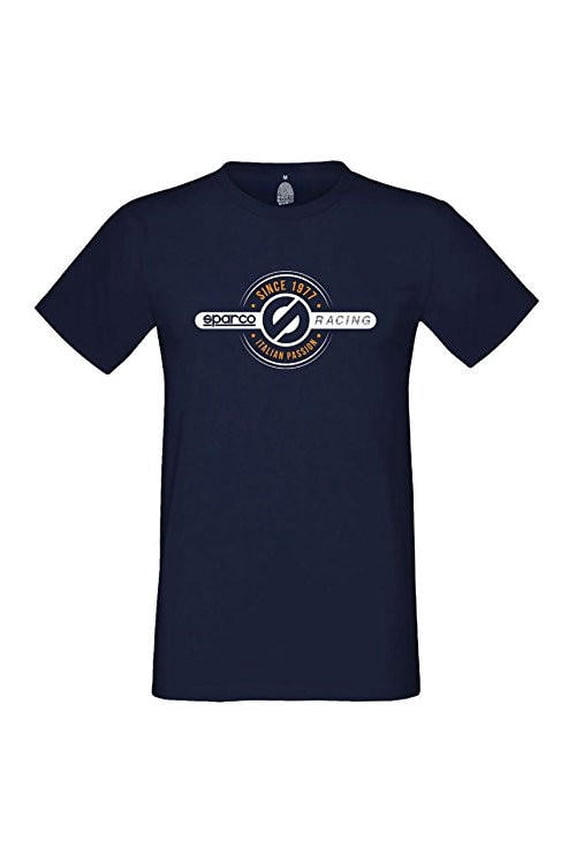 01217BM5XXL Racing 1977 Series Race T Shirt 100% Cotton Size XXL Navy