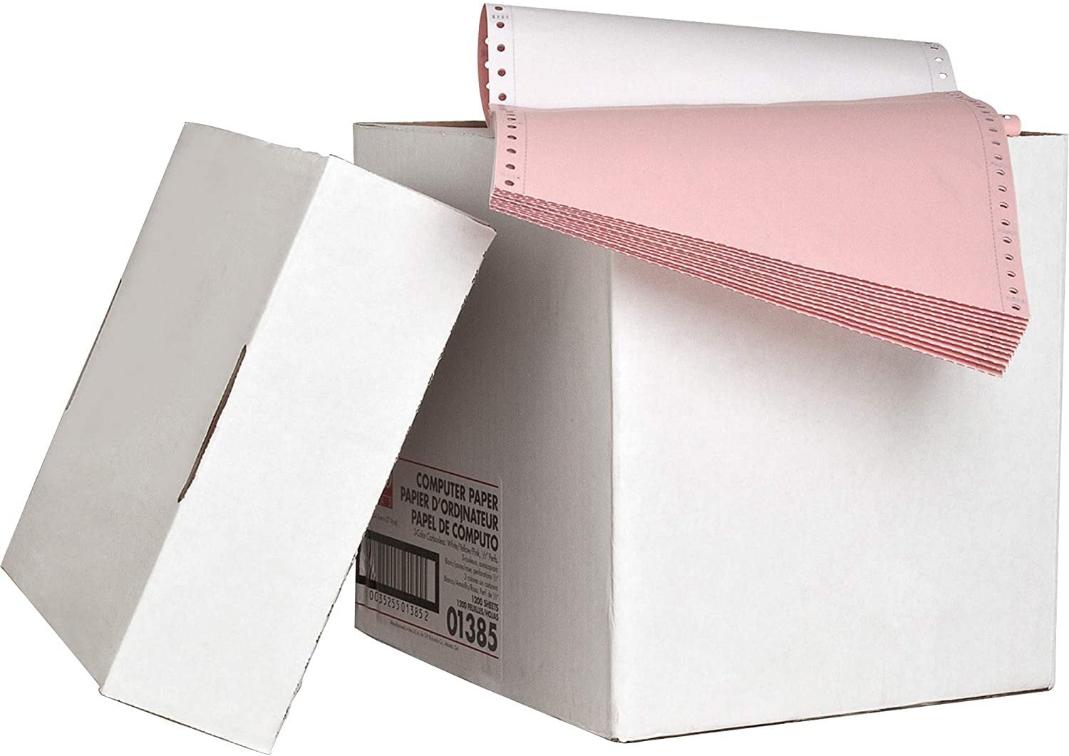 Sparco 01385 Computer Paper, 3 Part, 9-1/2-Inch x11-Inch, 1200/CT, WE/CA/PK