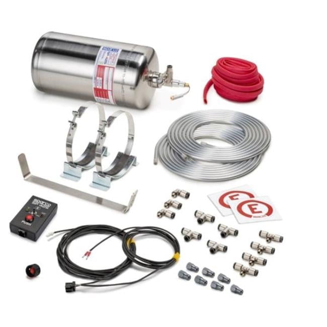 Sparco 014772EXL 4.25 Liter Electric Steel Extinguisher System