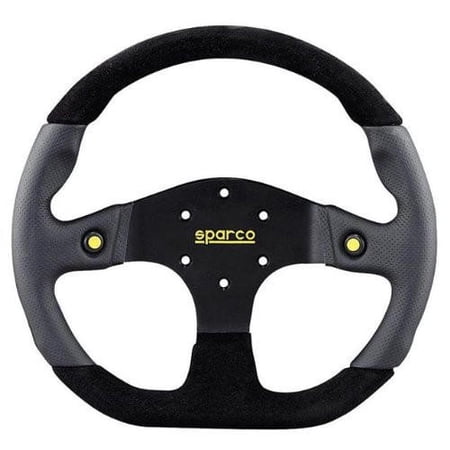 Sparco 015TMG22TUV Mugello Black Steering Wheel Diameter: 330mm Perforated Leather