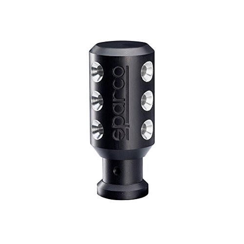 Sparco 03741BN01 Piuma Series Shift Knob Black Aluminum Universal