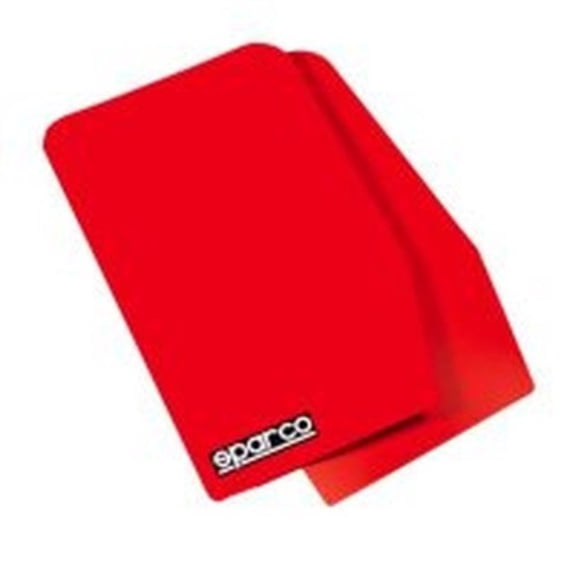 sparco 03791rs red universal mud flap