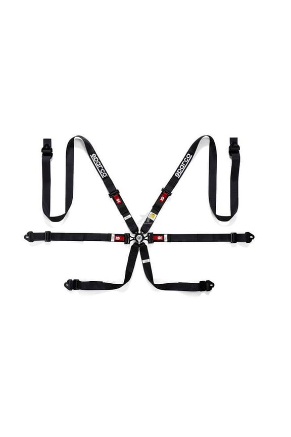 Sparco 04834HPDMRNR 3-4 in. 6 PT Regular Martini-Racing Belt