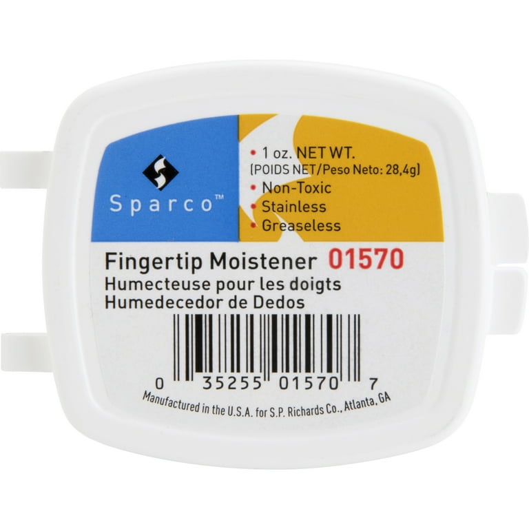 Sparco 1 Ounce Fingertip Moisturizer - White - Odorless, Greaseless, Stainingless, Non-slip - 1 Each Sparco 1 Ounce Fingertip Moisturizer - White - Odorless, Greaseless, Stainingless, Non-slip - 1 Each