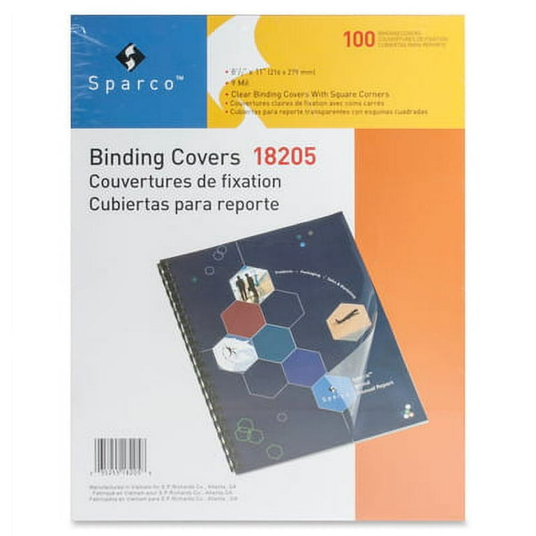 Sparco Clear View 18205 Premium Presentation Cover - 8 1/2 Sparco Clear View 18205 Premium Presentation Cover - 8 1/2
