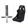 thumbnail image 1 of Sparco 2019 Large Spring Seat with 5 Point Harness Seat Belt Combo, High Quality Nylon Material  with Double Stitched Connections, Up to 38 Inch Waist, 1 of 7