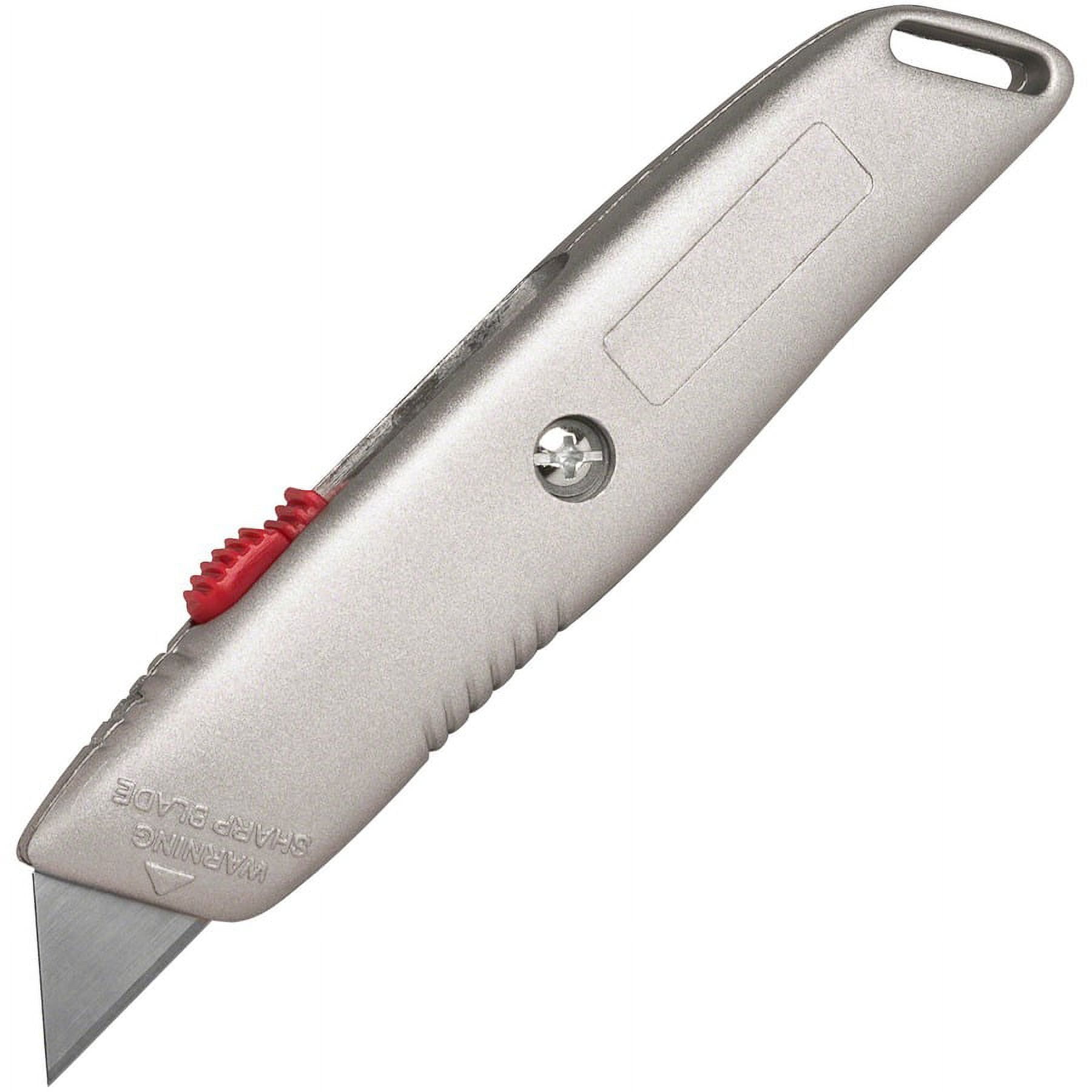 Sparco 3-position Retractable Blade Utility Knife - Stainless Steel Blade - 6" Cutting Length - Retractable, Heavy Duty Utility Blade - 1 Each | Bundle of 2 Each