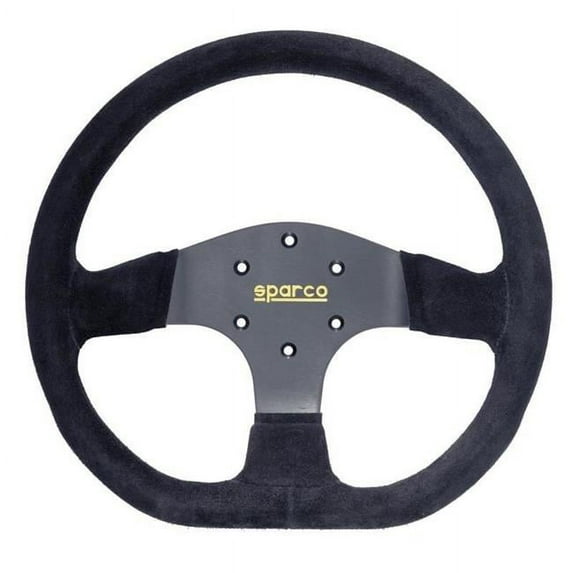 Sparco 353 Series Suede Steering Wheel, Black