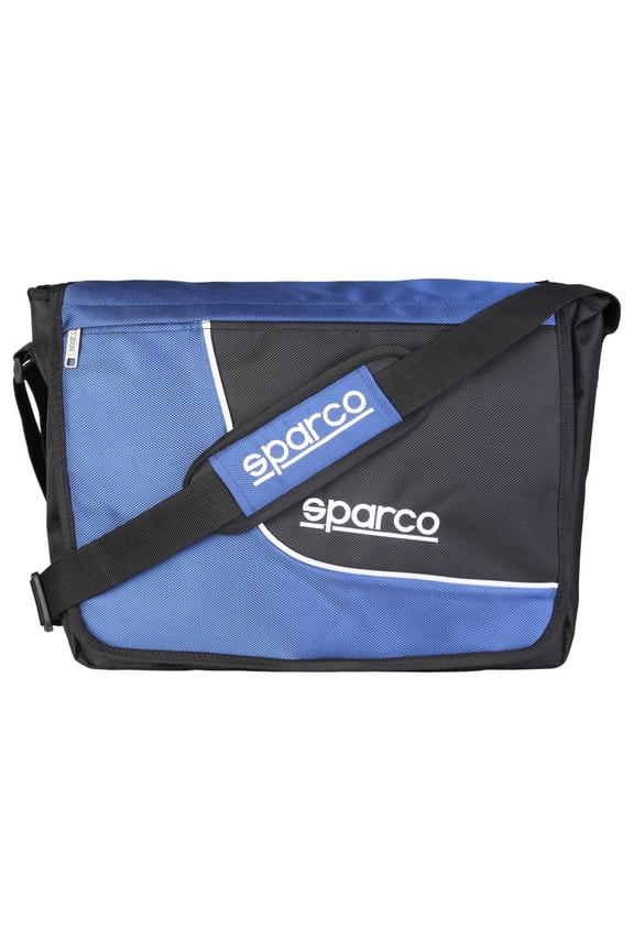 Sparco Blue Crossbody Messenger Style Laptop Bag, SL