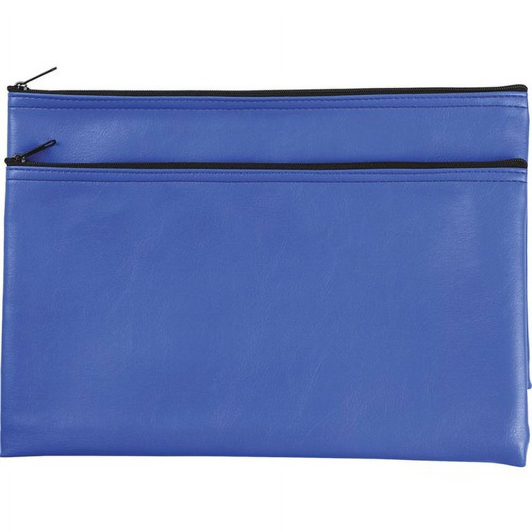 Sparco Carrying Case (Wallet) Cash, Check, Receipt, Office Supplies - Blue - Polyvinyl Chloride (PVC) Body x 11 Sparco Carrying Case (Wallet) Cash, Check, Receipt, Office Supplies - Blue - Polyvinyl Chloride (PVC) Body x 11