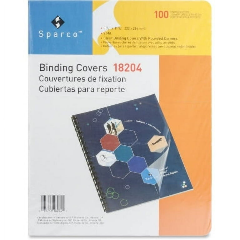 Sparco Clear View 18204 Premium Presentation Cover - 8 3/4 Sparco Clear View 18204 Premium Presentation Cover - 8 3/4