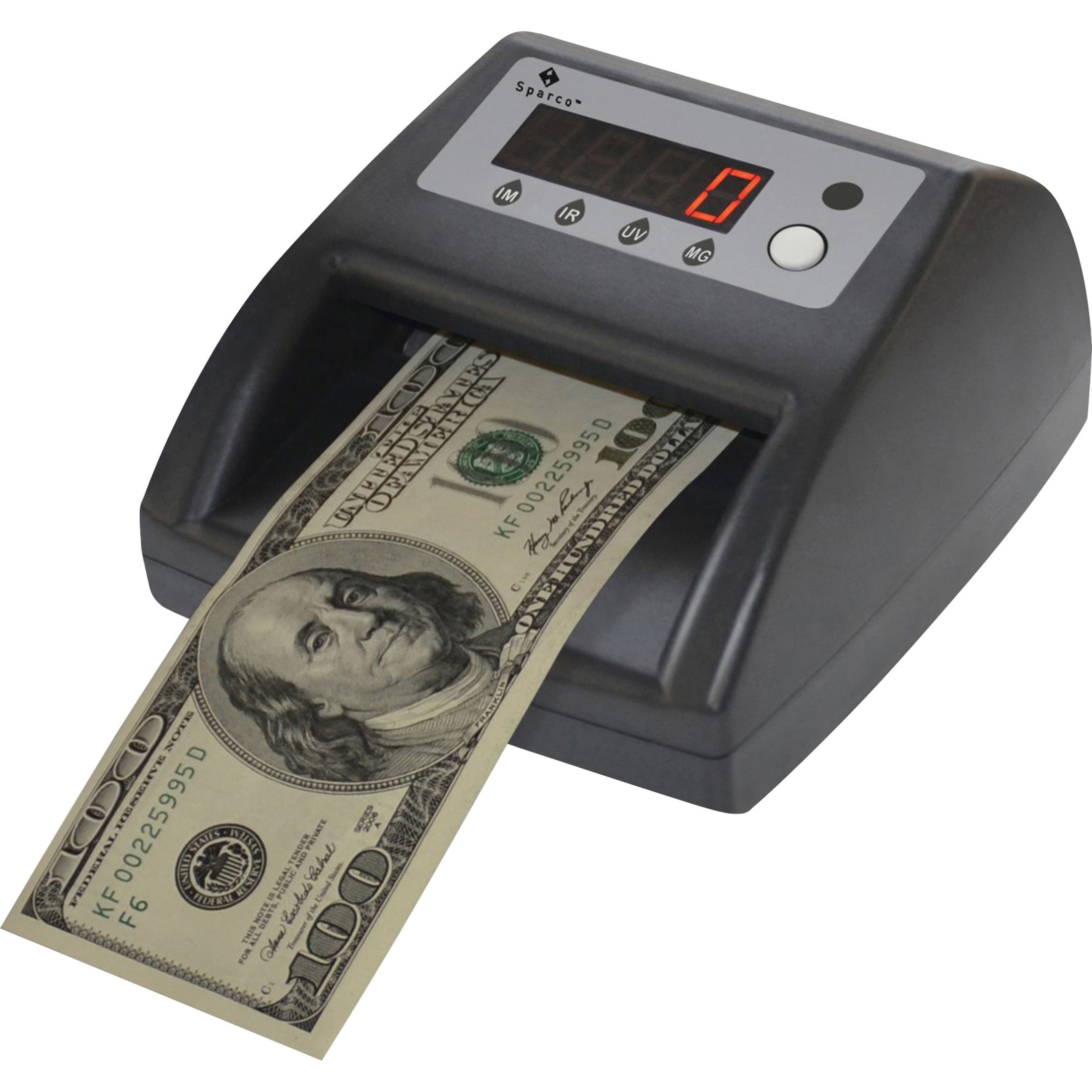 Sparco Counterfeit Bill Detector With Uv, Mg And Ir Ultraviolet 