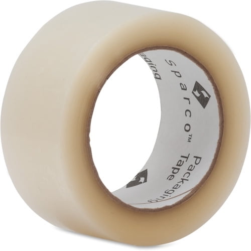 Sparco Transparent Hot-melt Tape - 55 yd Length x 2 Sparco Transparent Hot-melt Tape - 55 yd Length x 2