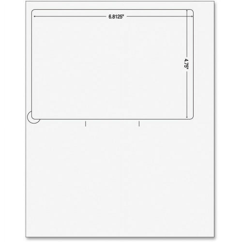 Sparco Laser, Inkjet Integrated Label Form 6 13/16" x 4 3/4" - 250 ...