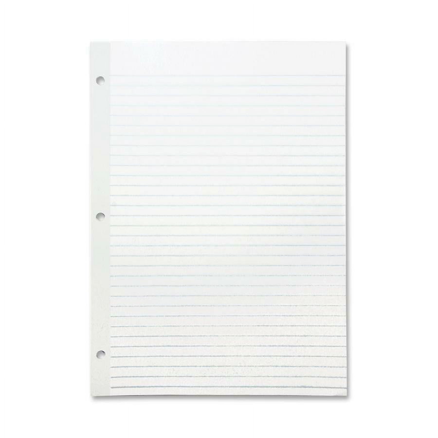 Sparco Ruled Filler Paper - 100 Sheets - Wide Ruled - Ruled Red Margin - 20 lb Basis Weight - Letter - 8 1/2 Sparco Ruled Filler Paper - 100 Sheets - Wide Ruled - Ruled Red Margin - 20 lb Basis Weight - Letter - 8 1/2