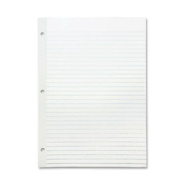 Sparco Ruled Filler Paper - 100 Sheets - Wide Ruled - Ruled Red Margin - 20 lb Basis Weight - Letter - 8 1/2 Sparco Ruled Filler Paper - 100 Sheets - Wide Ruled - Ruled Red Margin - 20 lb Basis Weight - Letter - 8 1/2