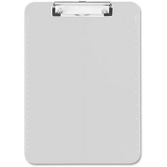 Sparco Plastic Clipboards with Flat Clip