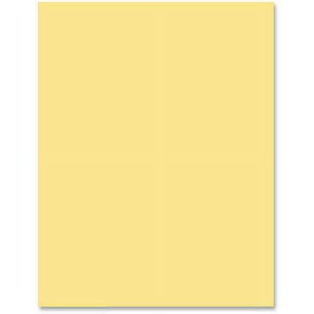 Clearance] BASIS COLORS - 26 x 40 CARDSTOCK PAPER - Light Yellow - 80LB  COVER [dd]