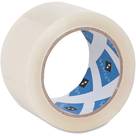 Sparco Premium Heavy-duty Packaging Tape Roll - 55 yd Length x 1.88" Width - 3" Core - 3 mil - Acrylic Backing - 1 / Roll - Clear | Bundle of 2 Rolls