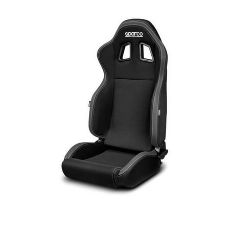 Sparco SCO009014NRGR R100 Reclining Seat, Black & Gray