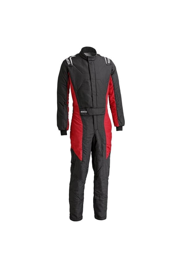 Sparco SCOBRS0054U0K12056 Stint Driving Jacket, Black & Red - Large