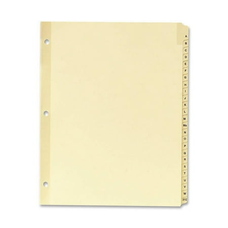 Sparco, SPR01806, A-Z Clear Plastic Index Dividers, 1 Set