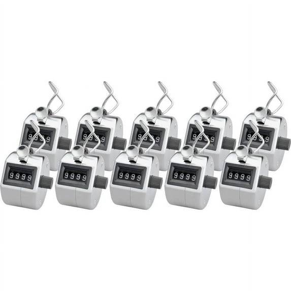 Sparco, SPR24100BX, Finger Ring Tally Counter, 10 / Box, Silver