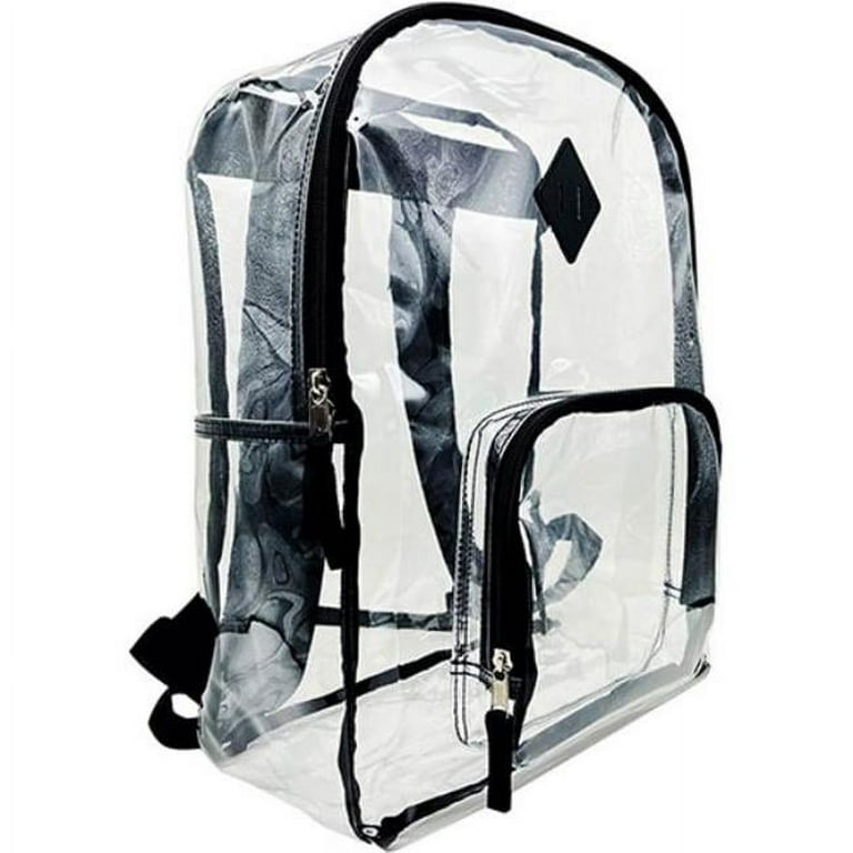 Clear backpack cheap discount