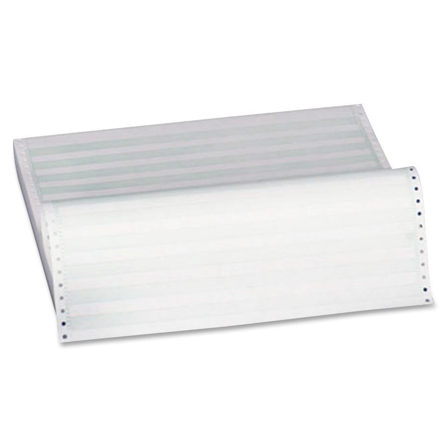 Sparco Products SPR62241 .50in. Green Bar Paper- 1