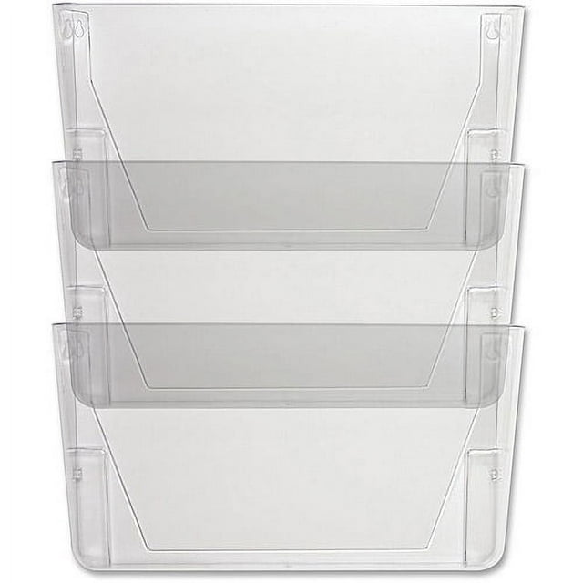 Sparco Stak-A-File Vertical Filing Systems, Clear, 3-Pack