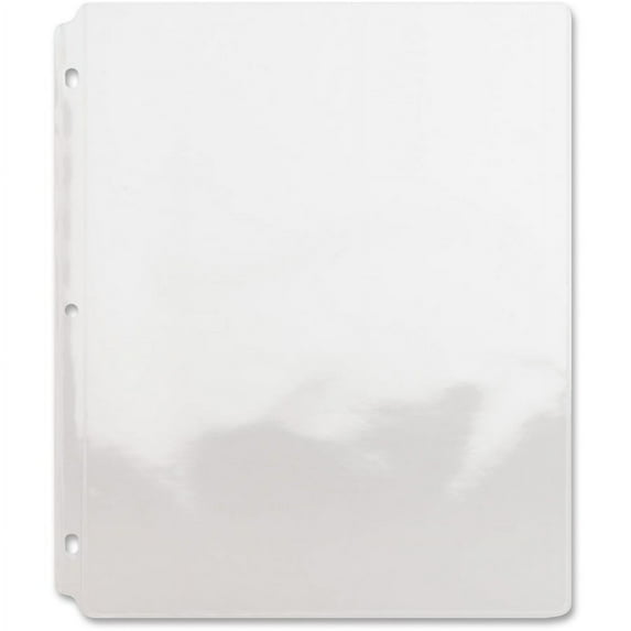 Sparco Top-Loading Vinyl Sheet Protectors - For Letter 8 1/2" x 11" Sheet - Clear - Vinyl - 50 / Box | Bundle of 5 Boxes