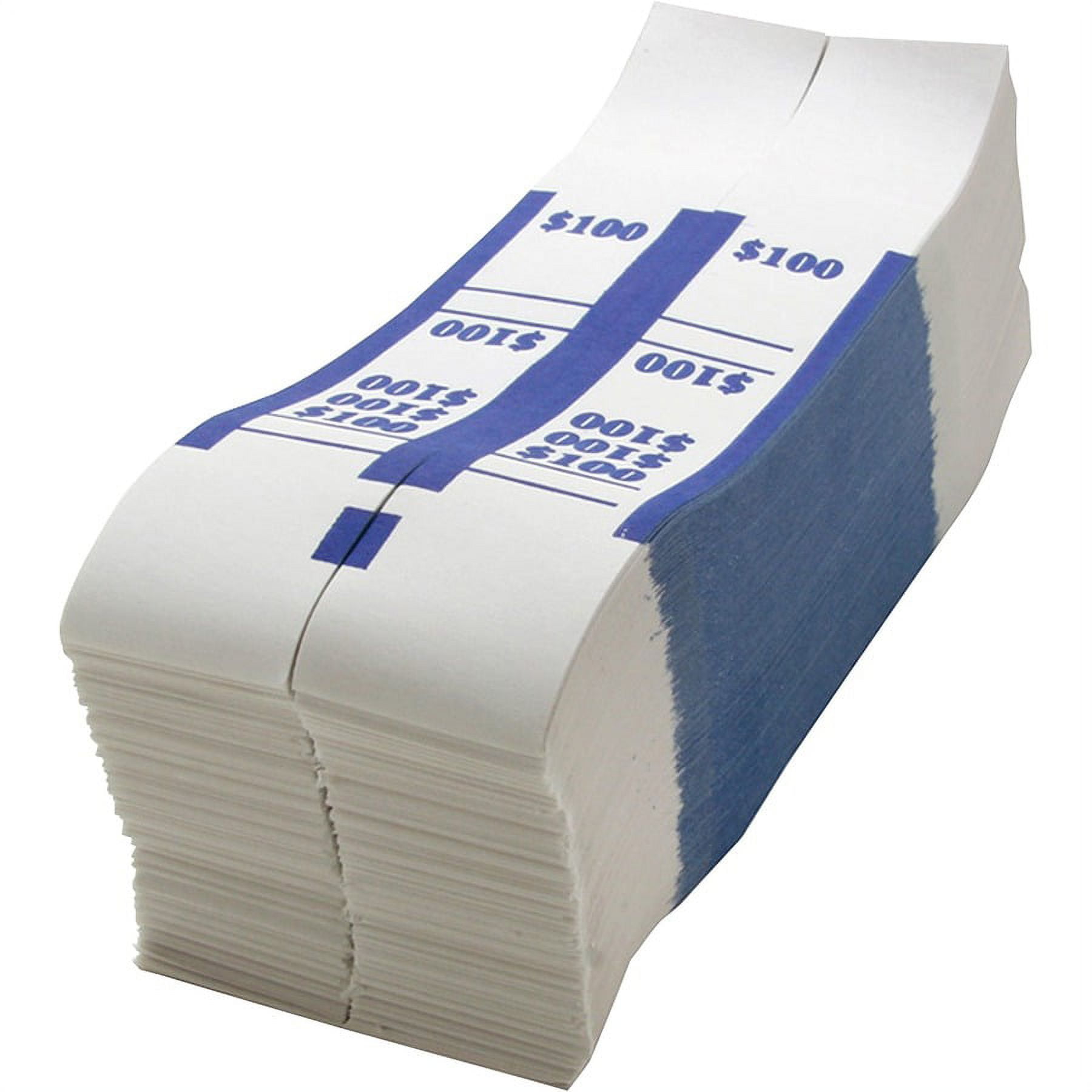 Sparco White Kraft ABA Bill Straps - 1000 Wrap(s)Total $100 in $1 Denomination - Kraft - Blue - 1000 / Pack Sparco White Kraft ABA Bill Straps - 1000 Wrap(s)Total $100 in $1 Denomination - Kraft - Blue - 1000 / Pack