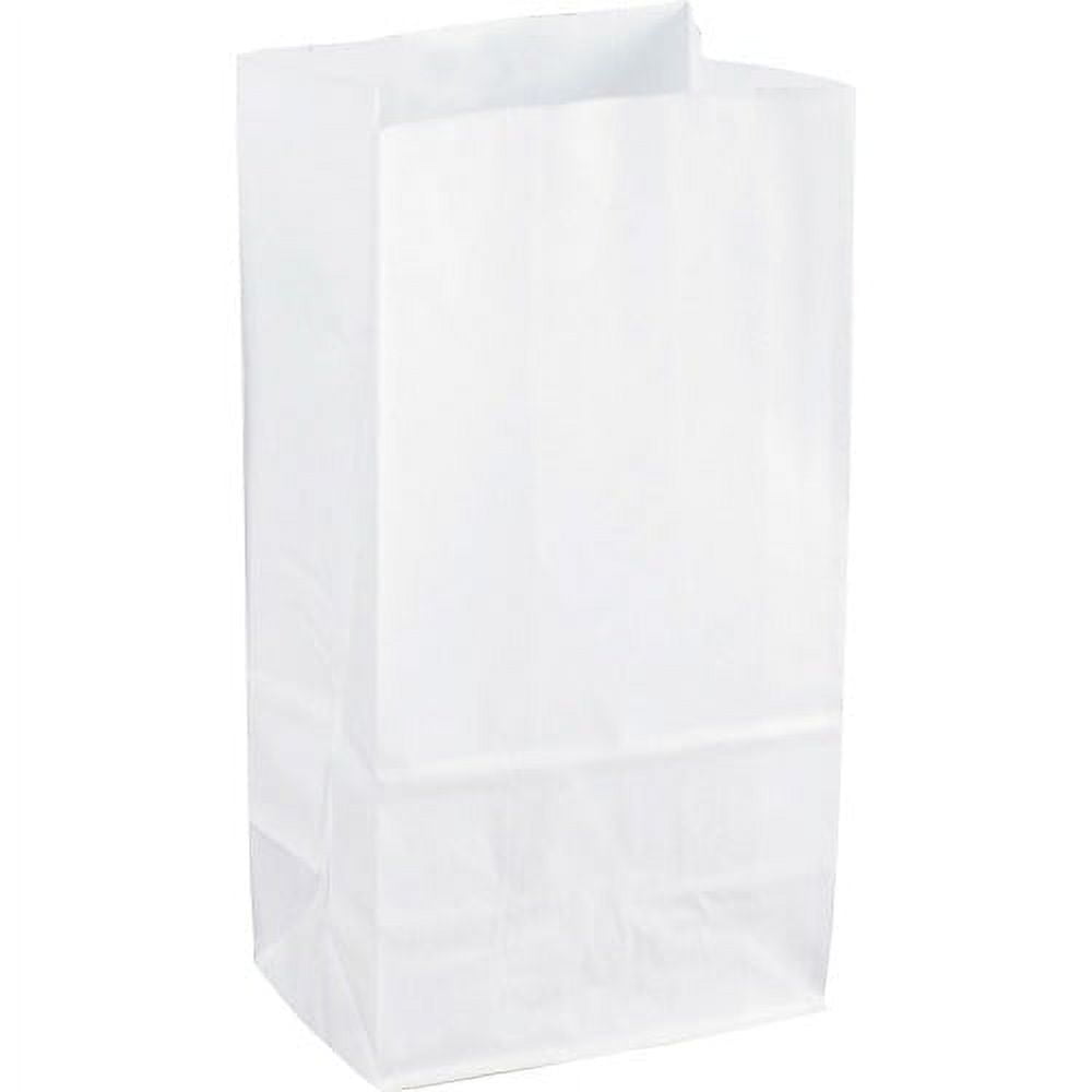 Sparco, SPR99828, White Kraft Paper Bags, 100 / Pack, White