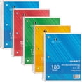 thumbnail image 1 of Sparco Wirebound College Ruled Notebooks - 180 Sheets - Wire Bound - College Ruled - Unruled - 8" x 10 1/2" - Assorted Paper - Assorted Cover - Chipbo | Bundle of 2 Bundles, 1 of 2