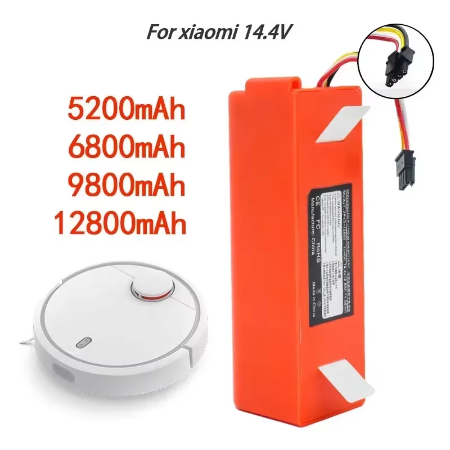 Spare Accessory for Original 14.4V Liion Battery Robotic Vacuum