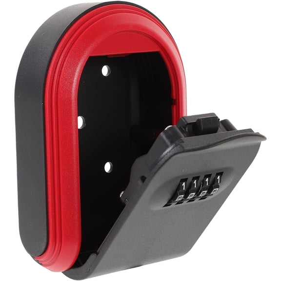 Outdoor Spare Key Hider Safe Wall Mount Hidden Holder Box for Lock Security Red