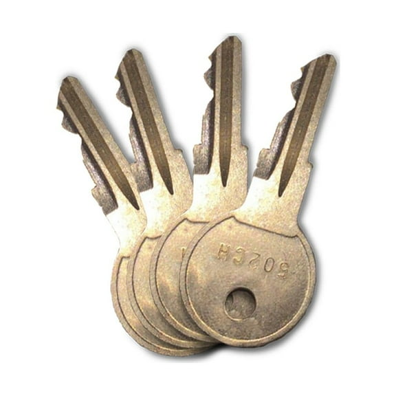 Spare Key Set of 4, for Military Humvee Exterior Locking Handles