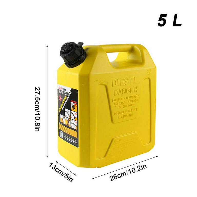 Choice 1 Gallon Backup Container with Yellow Cap