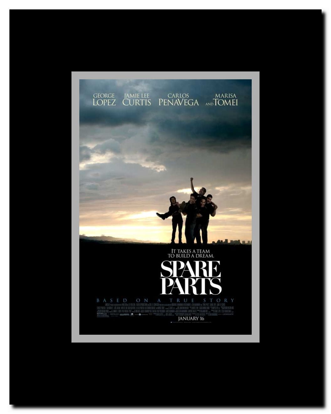 Spare Parts Framed Movie Poster