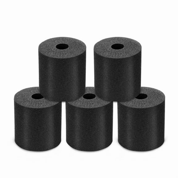 Spare Roller Wheel for Glue Applicator Sponge Roller Replacement Set 5 Pack Suitable for PVC Latex Wood,5 x Spare Roller Wheel,Black