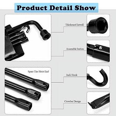 Scissor Jack For Truck Spare Tire Tool For 04-14 Ford F150 Lug Wrench Extension Iron Kit Replacement US Tire Jack Kit For Car