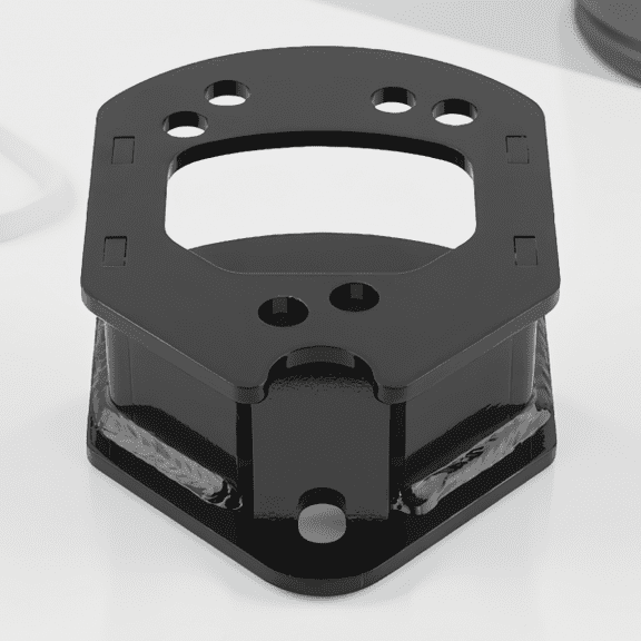 Spare Tire Carrier Spacer Kit CNC Steel Powder Coated Black for JK TJ YJ 1987-2018