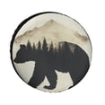thumbnail image 1 of Spare Tire Cover 13inch Bear And Mountain Protectors Weatherproof Dust-Proof Forest Landscape Wildlife Animal Mountains for Travel Trailer Camper Truck SUV Camper, 1 of 8