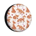 thumbnail image 1 of Spare Tire Cover, Beautiful Fox1 Wheel Cover Tire Covers for Trailers Car Truck Camper Universal Tire Covering Fits Diameter 17 inch, 1 of 7