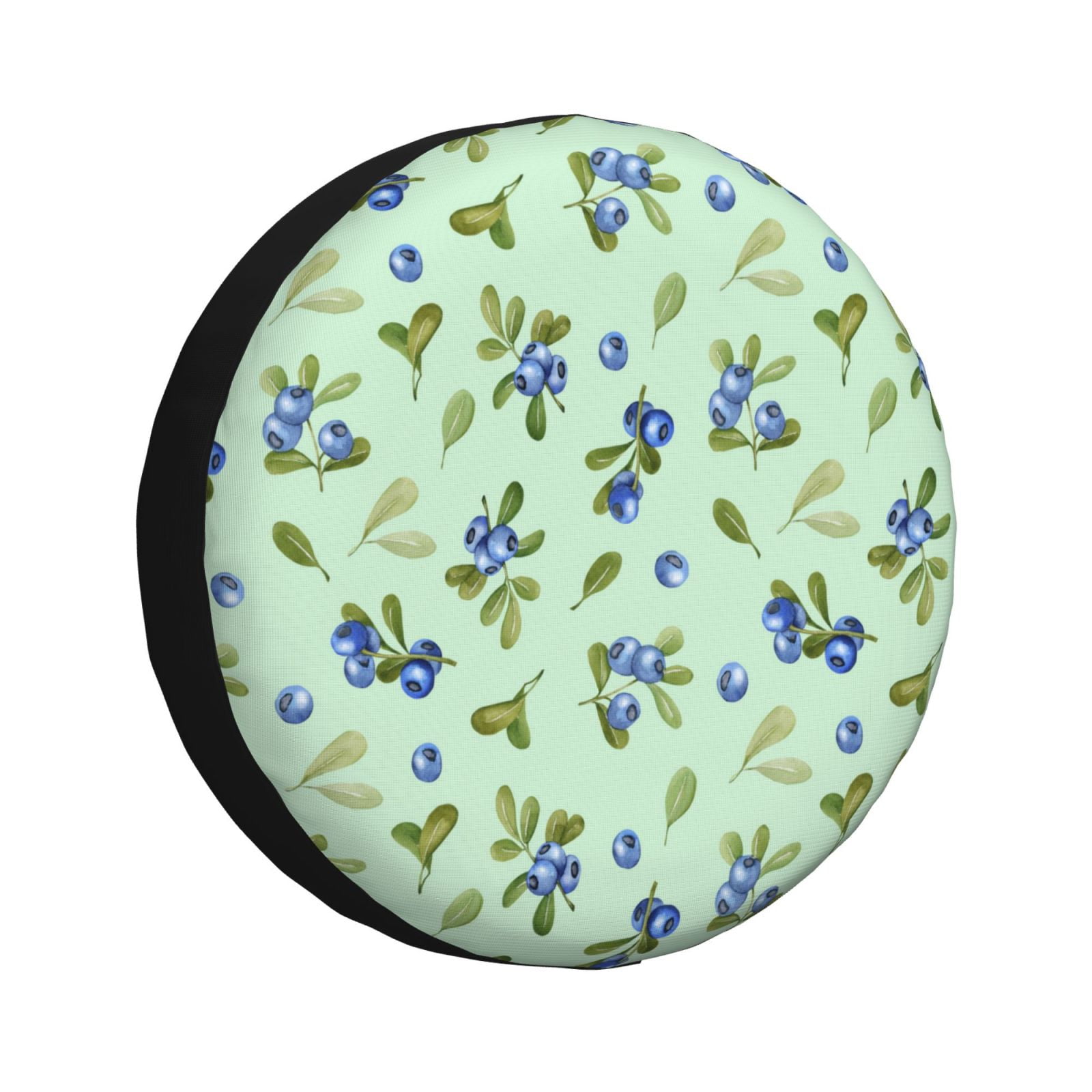 Spare Tire Cover Blueberry berry Print Waterproof Trailer Tire Covers