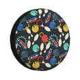 Spare Tire Cover Bowling Ball Waterproof Trailer Tire Covers 14''17