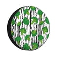 thumbnail image 1 of Spare Tire Cover, Broccoli K Wheel Cover Tire Covers for Trailers Car Truck Camper Universal Tire Covering Fits Diameter 14 inch, 1 of 7