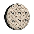 thumbnail image 1 of Spare Tire Cover, Cartoon Cool Horse Hunting Dog Wheel Cover Tire Covers For Trailers Car Truck Camper Universal Tire Covering Fits Diameter14"-17", 1 of 4