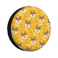 thumbnail image 1 of Spare Tire Cover, Cartoon Cute Corgi Dog Funny_A Wheel Cover Tire Covers For Trailers Car Truck Camper Universal Tire Covering Fits Diameter14"-17", 1 of 4